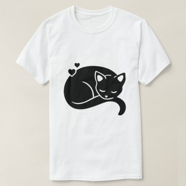 Moderne Cat Climbing Walls T-Shirt (Design vorne)