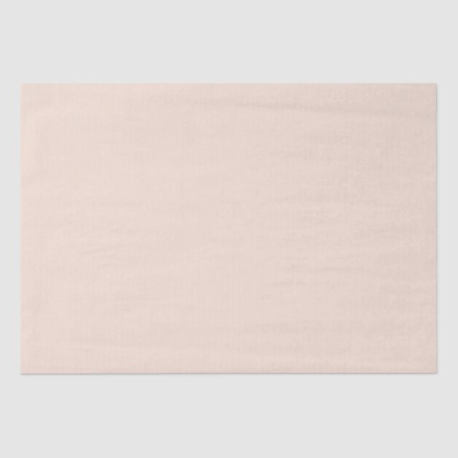 Moderne Champagnerrosa Schlichte Solid Color Seidenpapier (Vorderseite)