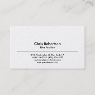 Moderne, charmante Business Card Visitenkarte