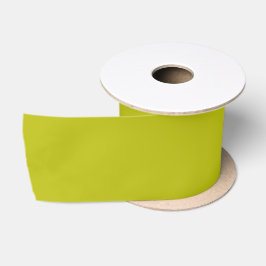 Moderne Chartreuse Grün Einfarbige Farbe Satinband