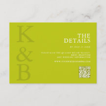 Moderne Chartreuse-Minimalist-Hochzeit
