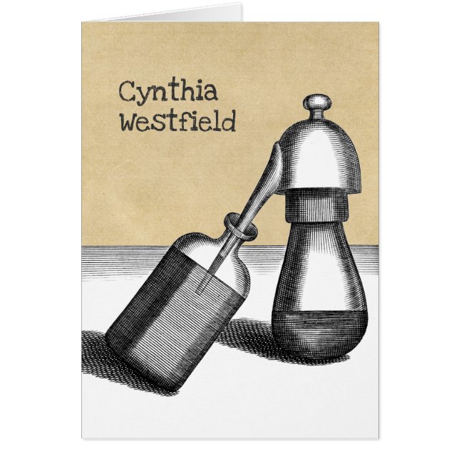 Moderne Chemie Mittelalterliche Alchimikards (Vorne)