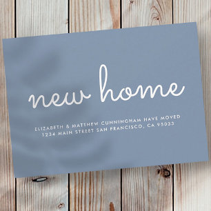 Moderne Chic and Fun Neue Zuhause Announcement Car