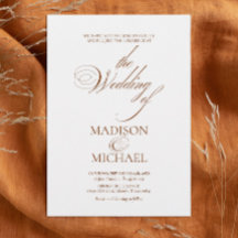 Moderne Chic Boho Brown-Hochzeit im Herbst