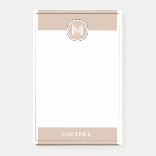 Moderne chic-minimalistische Typografie-Schrift Post-it Klebezettel