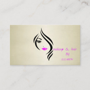 Moderne Chic Professional - Make-up & Haare Visitenkarte