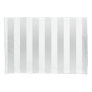Moderne Chic Streifen Grau Satin Chic Dekorativ Kissenbezug