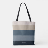 Moderne Chic Stripes mit Monogramm