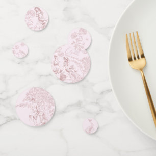 Moderne Chic Toile de Jouy Picknick Brautparty  Konfetti