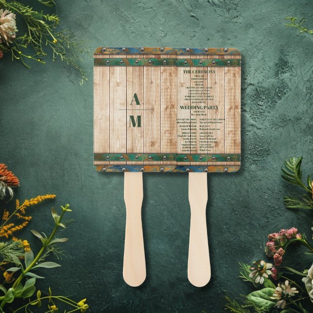 Moderne Chic Vineyard Wedding Fächer (Von Creator hochgeladen)