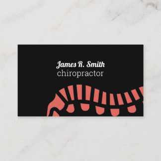 Moderne Chiropractic Wellness Business Card Visitenkarte