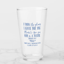 Moderne Christliche Bibelverse Abschluss Typografi Glas