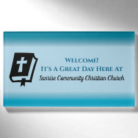 Moderne Christliche Kirche Greeter Usher Gradient 