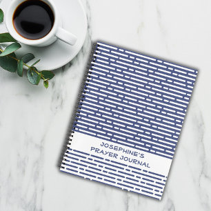 Moderne Christliche Prayer Zeitschrift Navy Blue S Notizbuch