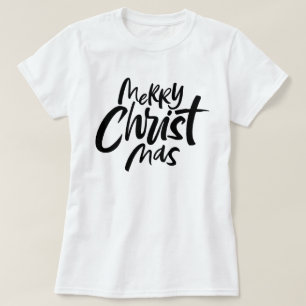 Moderne Christliche Weihnachtsbriefe Religiös T-Shirt