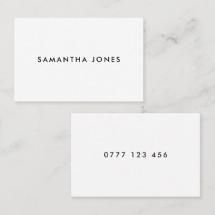 Moderne Classic Personalisiert Mini Business Card Visitenkarte