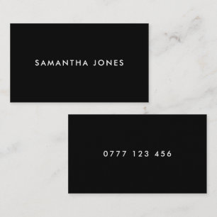 Moderne Classic Personalisiert Mini Business Card Visitenkarte