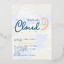 Moderne Cloud Nine Brautparty Rose Gold