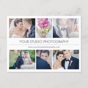 Moderne Collage Business Marketing Postkarten