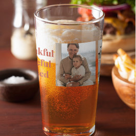 Moderne Collage Drei Foto | Glückliches Erntedankf Glas