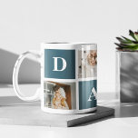 Moderne Collage Fathers Foto & Green Daddy Geschen Tasse<br><div class="desc">Ein modernes Collage Vthers Foto ist ein personalisiertes Geschenk, das mehrere Fotos einer Vater- oder Vaterfigur kreativ und stilvoll kombiniert. Es beinhaltet die Auswahl mehrerer bedeutender Bilder und deren Anordnung in einem Collage-Format, oft mit überlappenden oder rasterähnlichen Designs. Die Fotos können verschiedene Momente oder Erinnerungen, wie Familienferien, besondere Anlässe oder...</div>