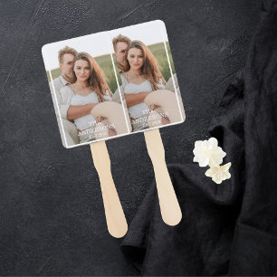 Moderne Collage-Foto von Paaren & minimalistisches Fächer