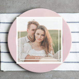 Moderne Collage-Foto von Paaren & minimalistisches Serviette