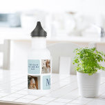 Moderne Collage Fotos Blue Best Fathers Geschenk Edelstahlflasche<br><div class="desc">Moderne Collage Fotos mit einem blauen Thema können ein gutes Geschenk für Vatertag oder jede Gelegenheit,  einen besonderen Vater zu feiern. Collage Fotos sind eine einzigartige und kreative Art,  eine Sammlung unvergesslicher Momente zu präsentieren und können an den Stil und die Persönlichkeit des Empfängers angepasst werden.</div>