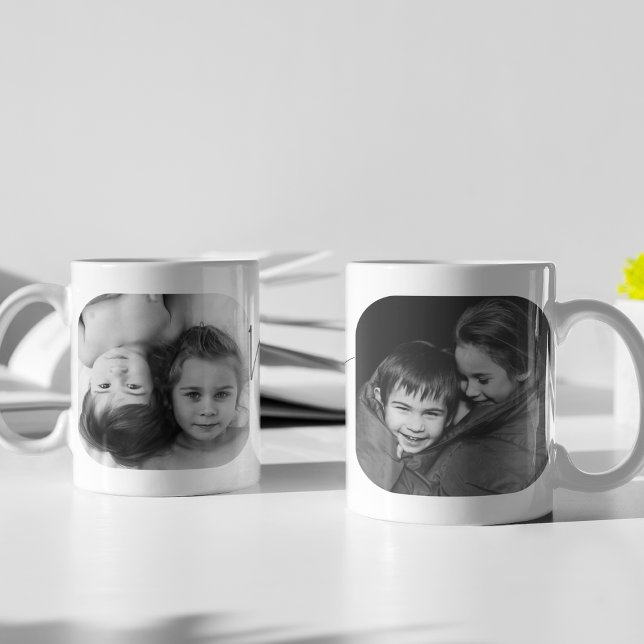 Moderne Collage für Mamas  Kaffeetasse (Von Creator hochgeladen)