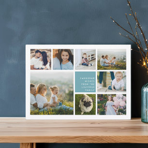 Moderne Collage   Hanukkah-Fotokarte Feiertagskarte