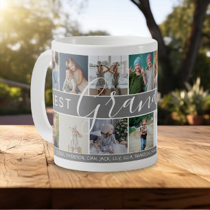 Moderne Collage mit dem besten Opa aller Zeiten &  Kaffeetasse