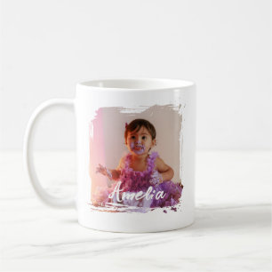 Moderne coole benutzerdefinierte Foto-Geburtstagsf Kaffeetasse
