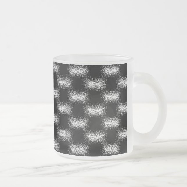 Moderne, Coole, einzigartige Abstrakte Muster Mattglastasse (Rechts)