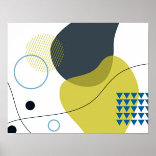 Moderne, coole, einzigartige, trendige Illustratio Poster
