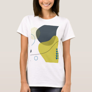 Moderne, coole, einzigartige, trendige Illustratio T-Shirt