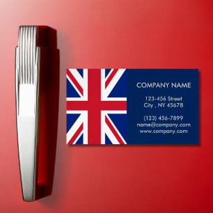 moderne coole Gewerkschaft Jack Flag London Mode Magnetische Visitenkarte