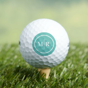 Moderne Coole Monogramm-Erstgolfbälle Golfball
