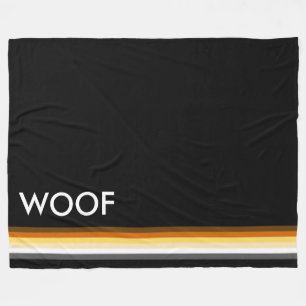 Moderne coole und elegante schwule Bären-Pride-Fla Fleecedecke