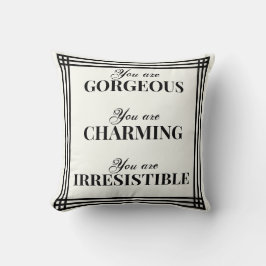 Moderne Cremefarben Kissen