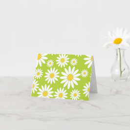 Moderne Daisy Karte