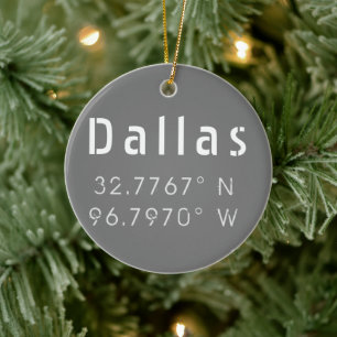 Moderne Dallas Breiten und Länge Keramik Ornament