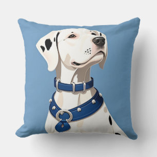 Moderne dalmatinische Hund Chic Haustierliebhaber  Kissen