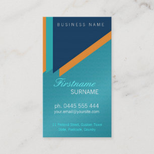 Moderne Damask Feminine Bold Business Card Visitenkarte