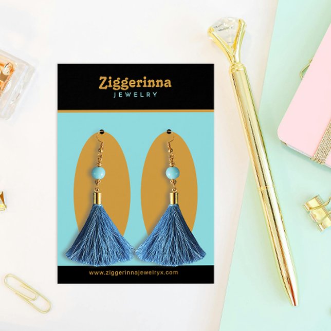 Moderne Dangle Ohrringe Schmuck Display Card (Von Creator hochgeladen)