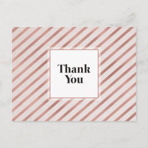 Moderne Danke Postkarte