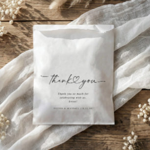 Moderne Dankeschön-Herz-Hochzeitsgeschenke Geschenktütchen