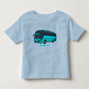 Moderne Darstellung des Cartoon von Personenbussen Kleinkind T-shirt