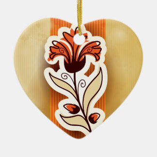 Moderne Dekoration mit Blume, Ornament
