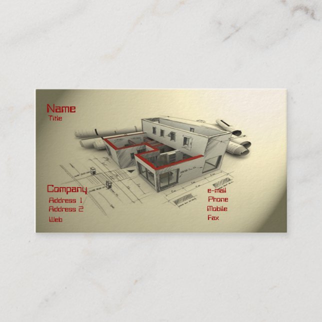 Moderne Desig Projekte Visitenkarte (Vorderseite)
