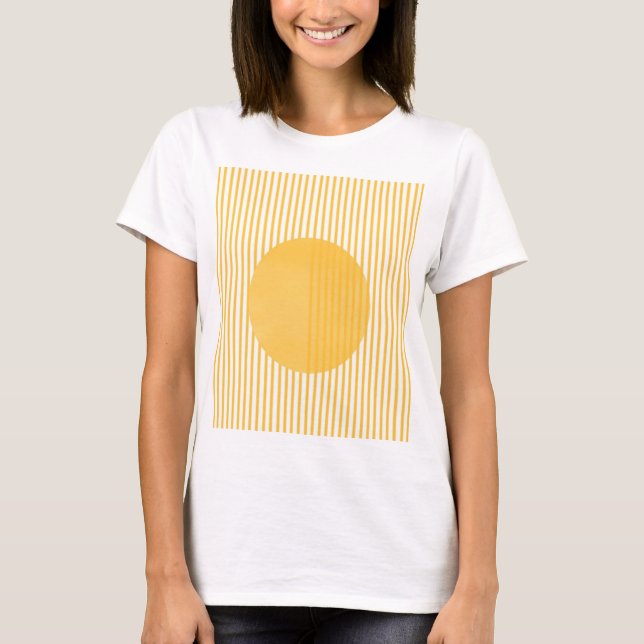 Moderne Designkunst T-Shirt (Vorderseite)